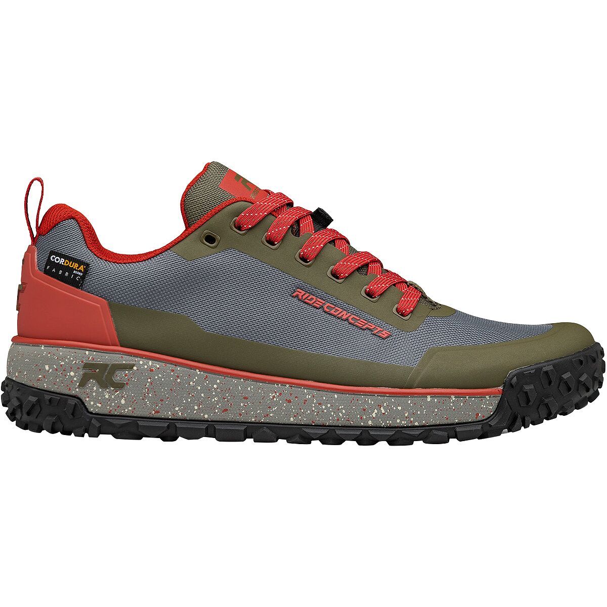 Image of Ride Concepts Tallac Mountain Bike Shoe - Men's Charcoal/Oxblood, 11.0