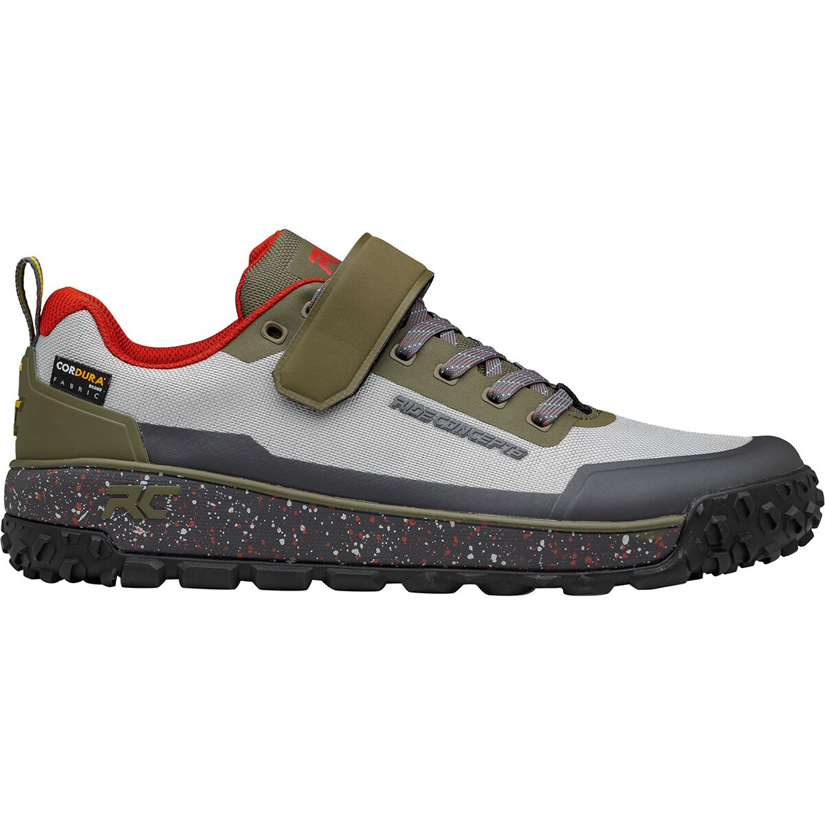 Ride Concepts Ride Concepts Tallac Clip Mountain Bike Shoe - Men's Grey/Olive, 8.0