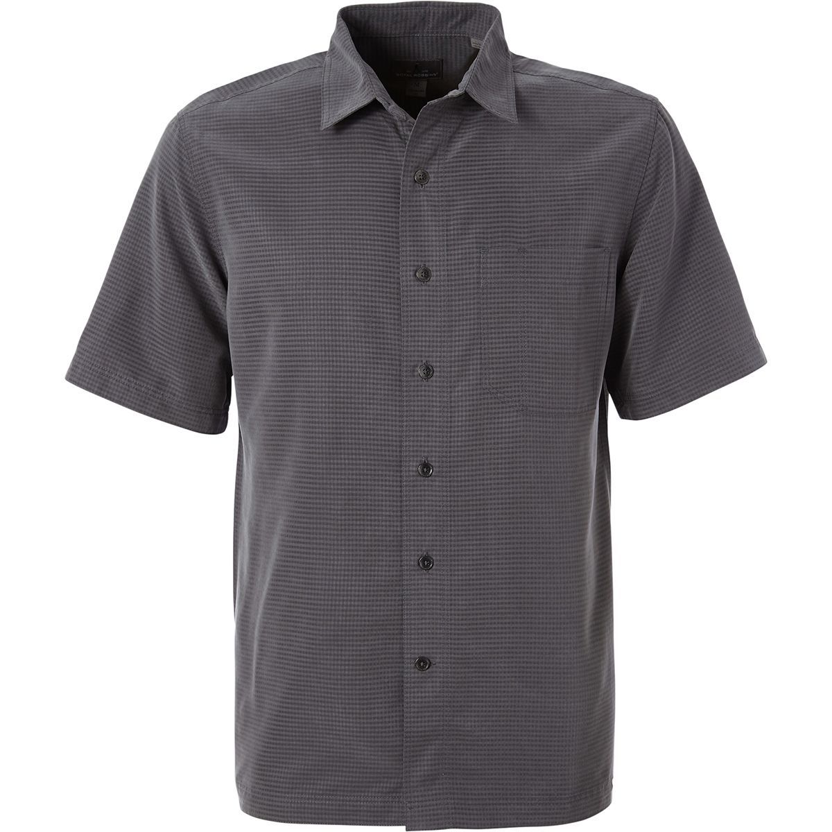 Image of Royal Robbins Desert Pucker Short-Sleeve Shirt - Men's Asphalt, XXL