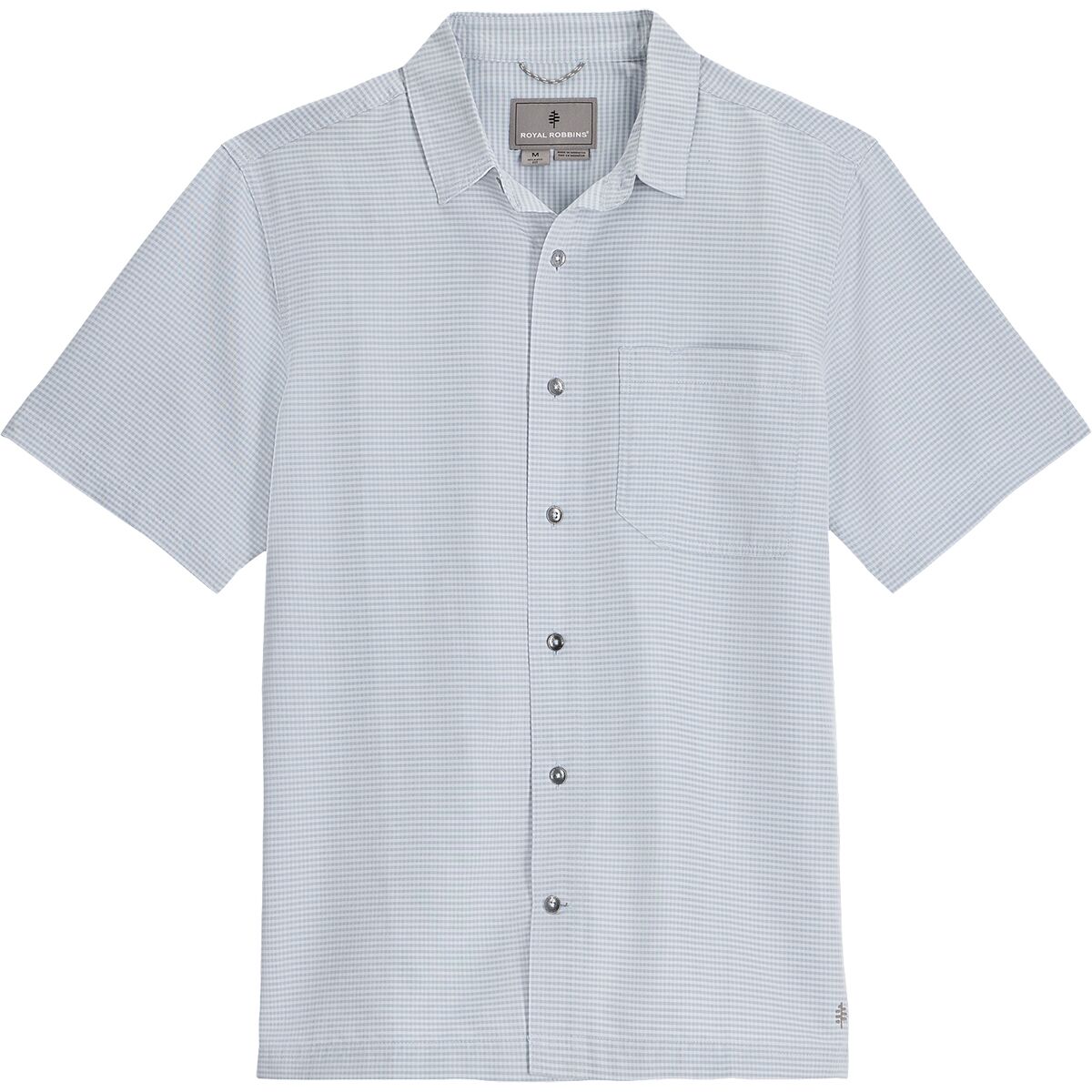 Image of Royal Robbins Desert Pucker Short-Sleeve Shirt - Men's Misty Blue, L