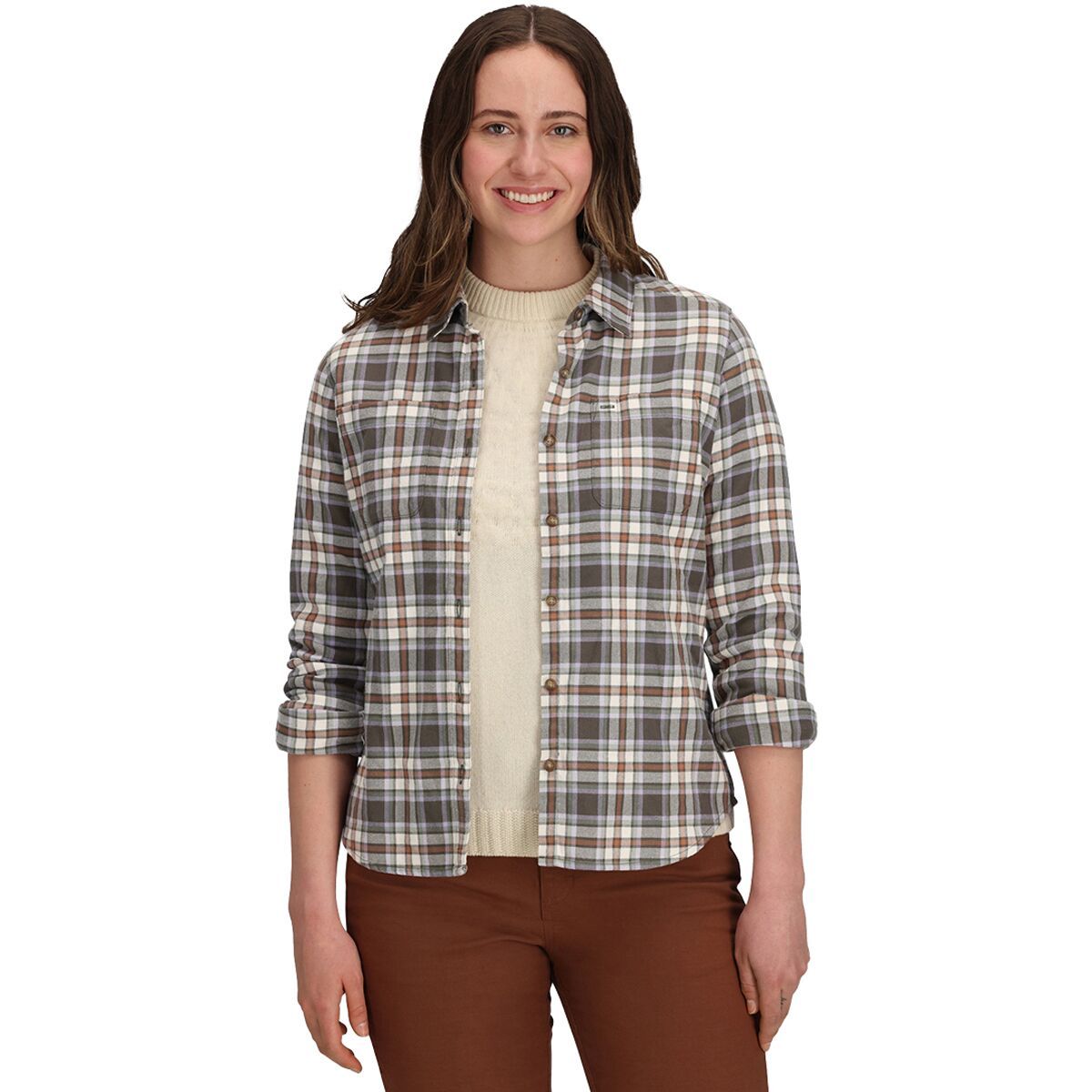 Image of Royal Robbins Lieback Flannel - Women's Everglade Bodega Bay Plaid, S