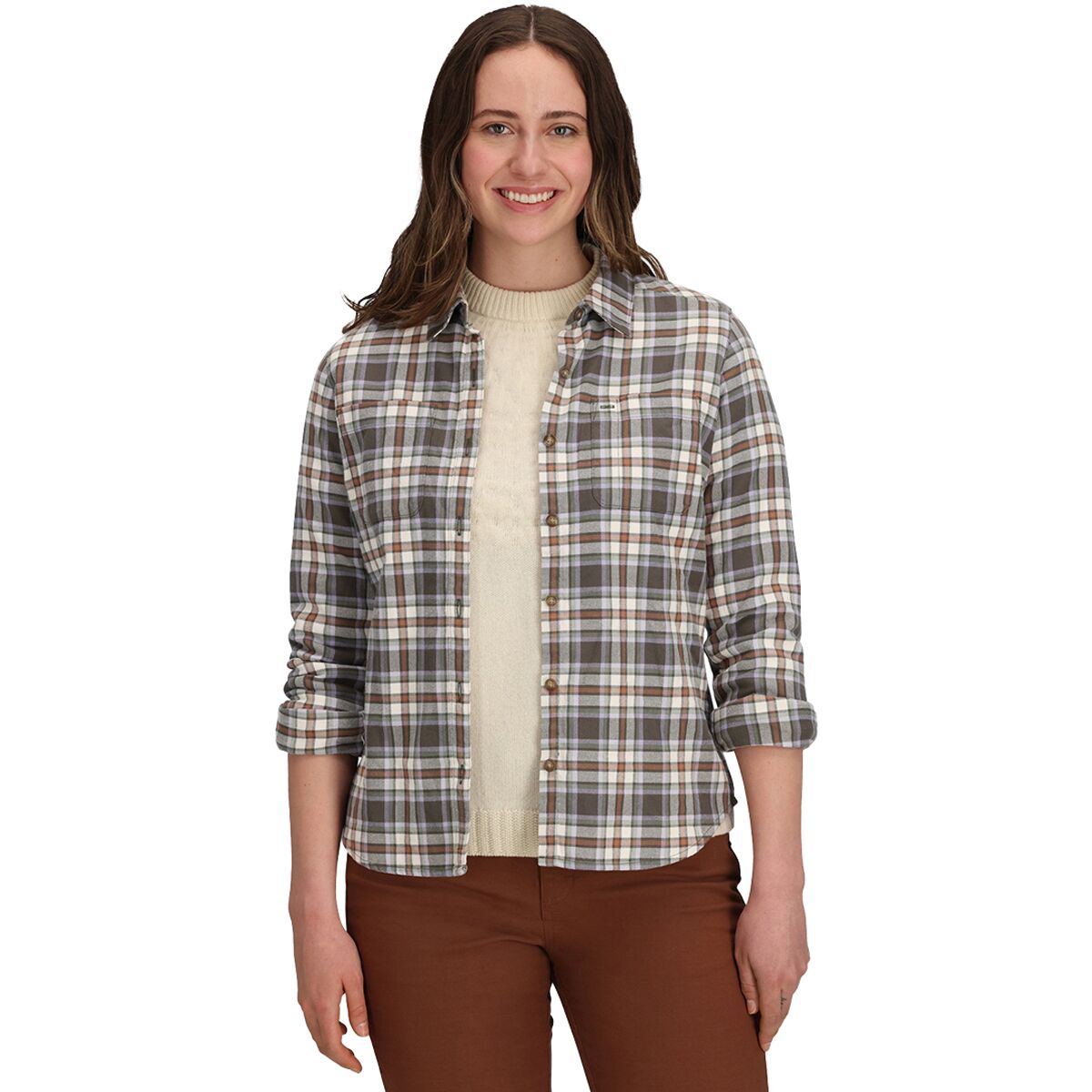 Image of Royal Robbins Lieback Flannel - Women's Everglade Bodega Bay Plaid, M