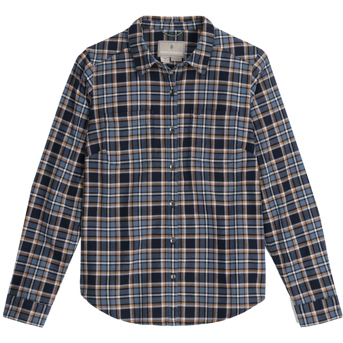 Image of Royal Robbins Lieback Flannel - Women's Naval Tomales Plaid, XS