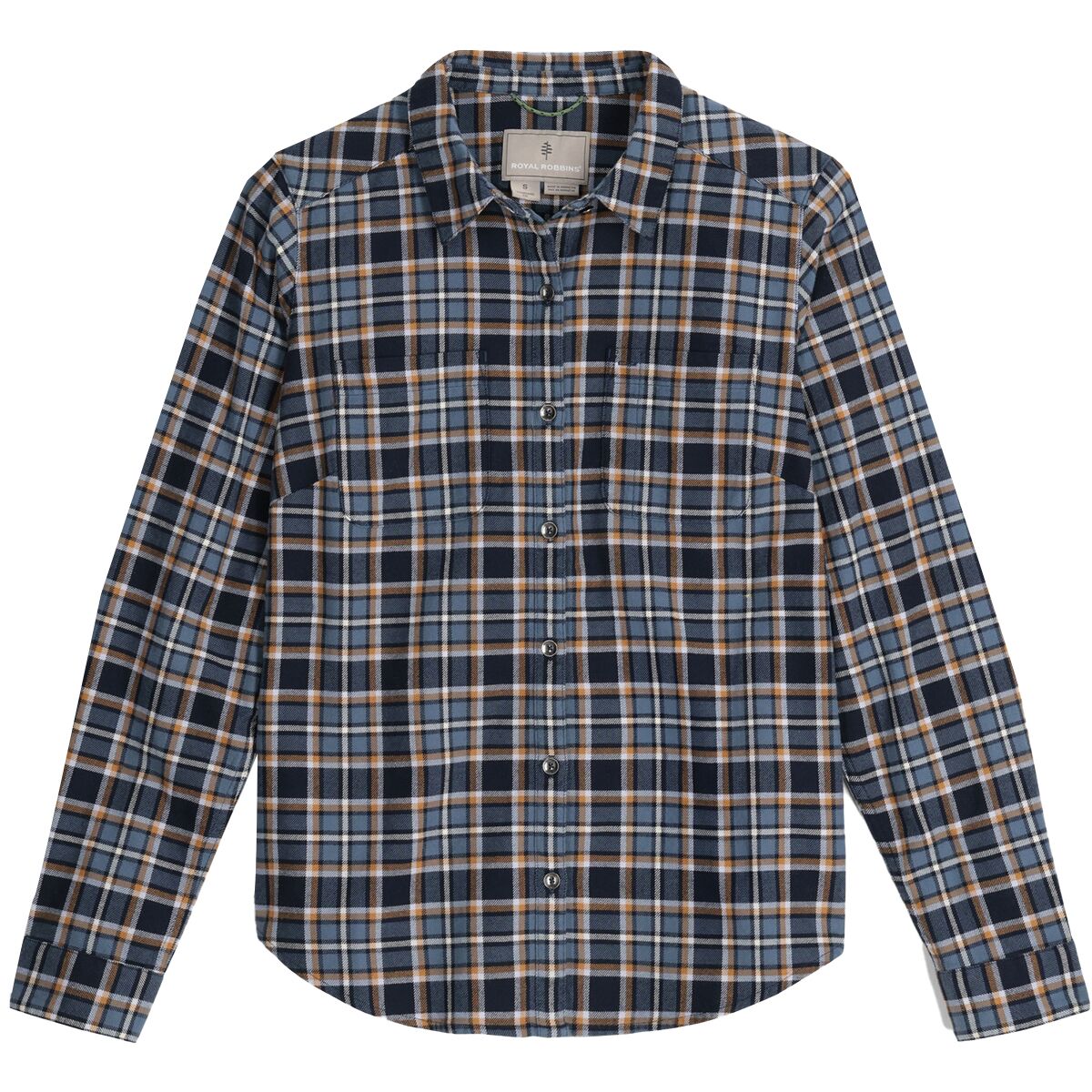 Image of Royal Robbins Lieback Flannel - Women's Naval Tomales Plaid, S