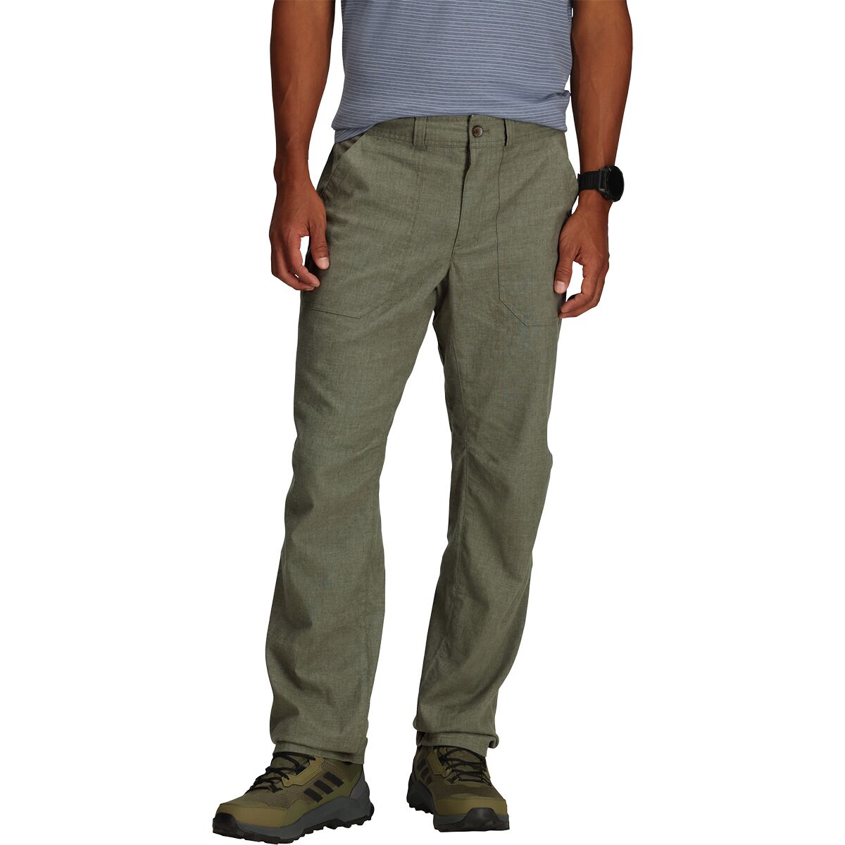 Image of Royal Robbins Hemp Adventure Pant - Men's Everglade, 34/Reg