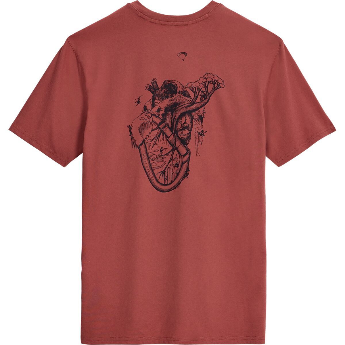 Image of Royal Robbins RR Graphic T-Shirt - Men's Mahogany Salome Pt, M