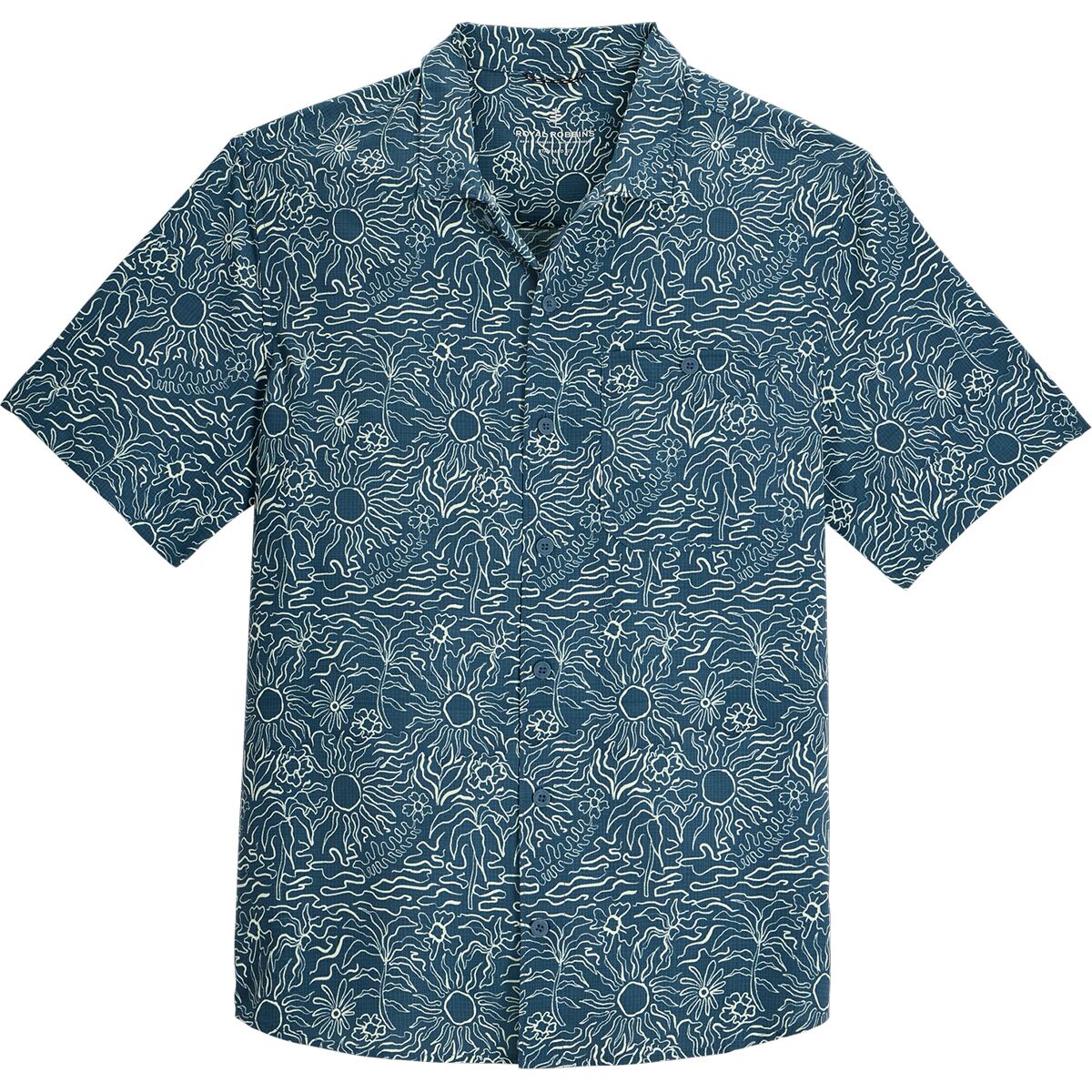 Image of Royal Robbins Salathe Sun Short-Sleeve Shirt - Men's Orion Blue Solar Pt, L