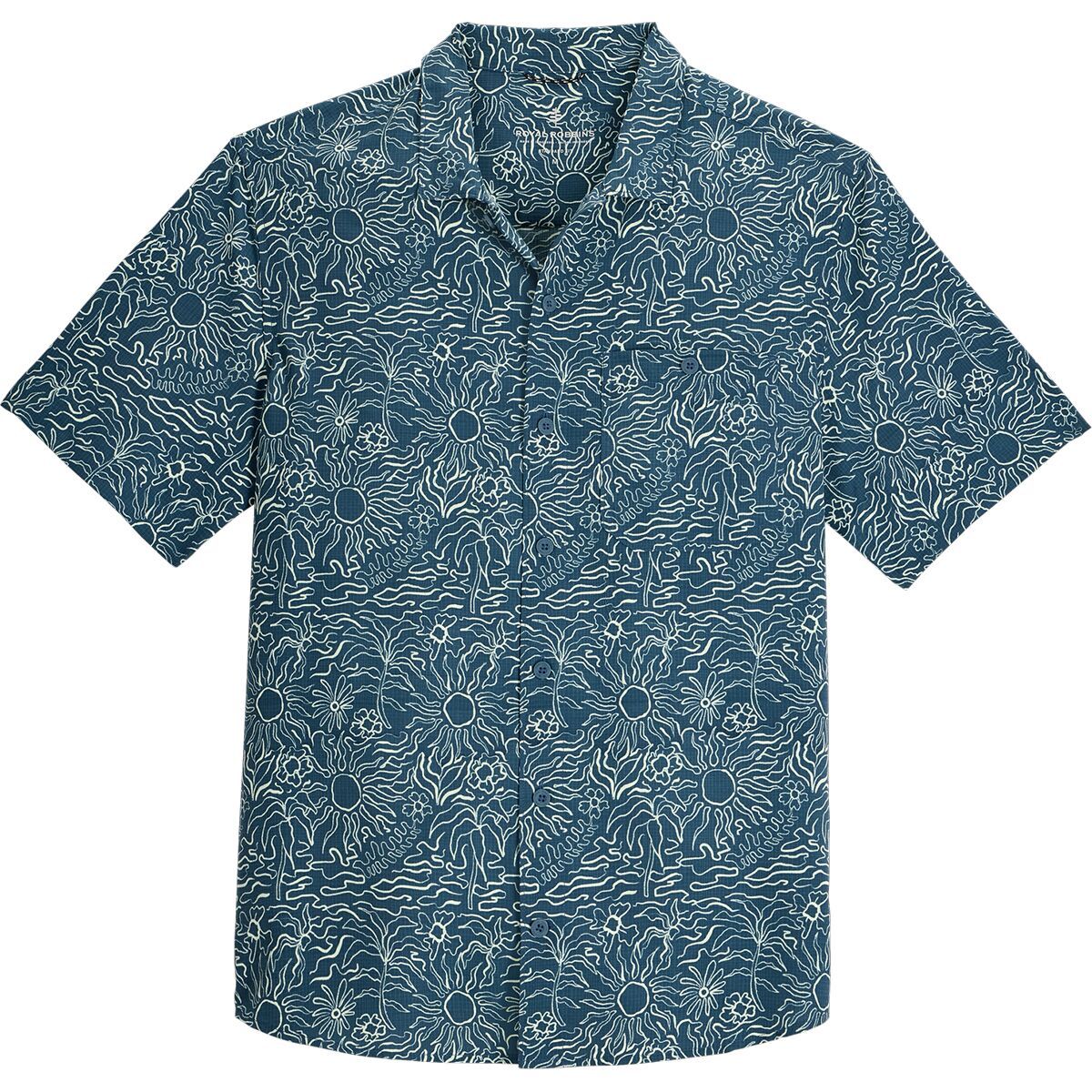 Image of Royal Robbins Salathe Sun Short-Sleeve Shirt - Men's Orion Blue Solar Pt, M