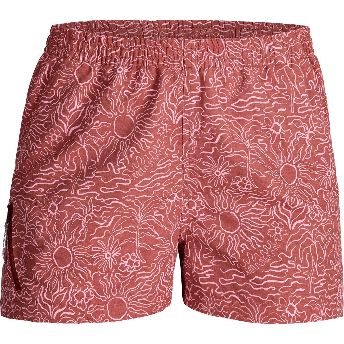 Image of Royal Robbins All In Short - Women's Mahogany Solar, S