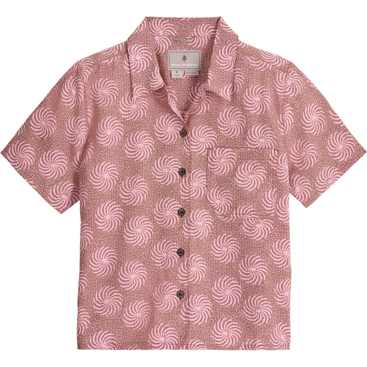 Royal Robbins Royal Robbins Camino Pucker Short-Sleeve Shirt - Women's Mahogany Ray, XS
