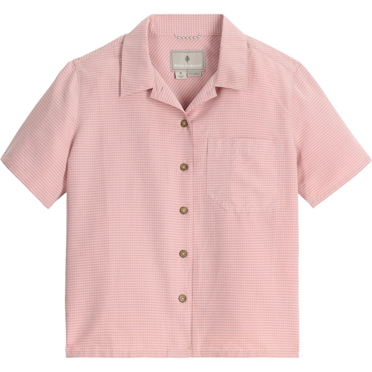 Image of Royal Robbins Desert Pucker Short-Sleeve Shirt - Women's Quartz, XS