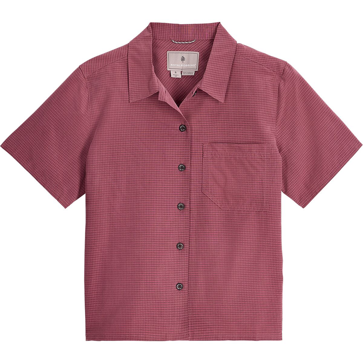 Image of Royal Robbins Desert Pucker Short-Sleeve Shirt - Women's Wild Rhubarb, M