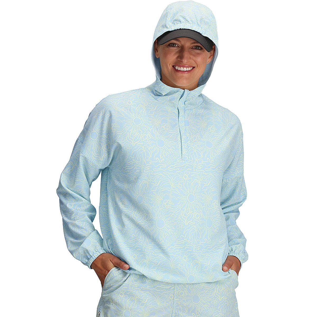 Image of Royal Robbins Salathe Sun Hoodie - Women's Skyway Solar, S