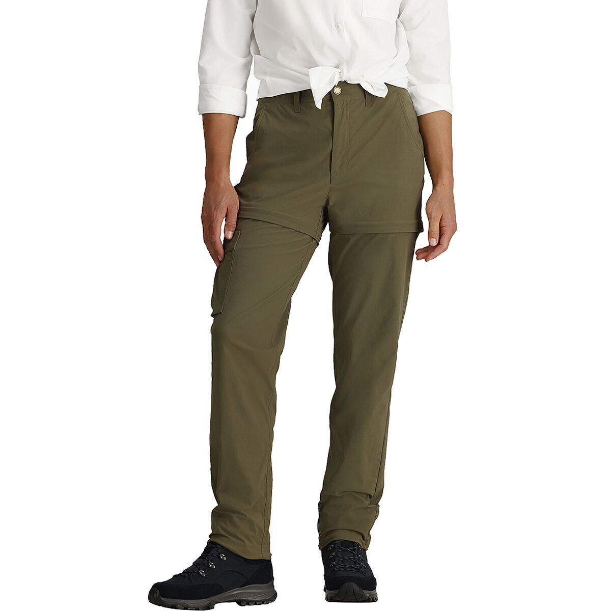 Image of Royal Robbins Wilder Zip-Off Pant - Women's Everglade, 14/Reg