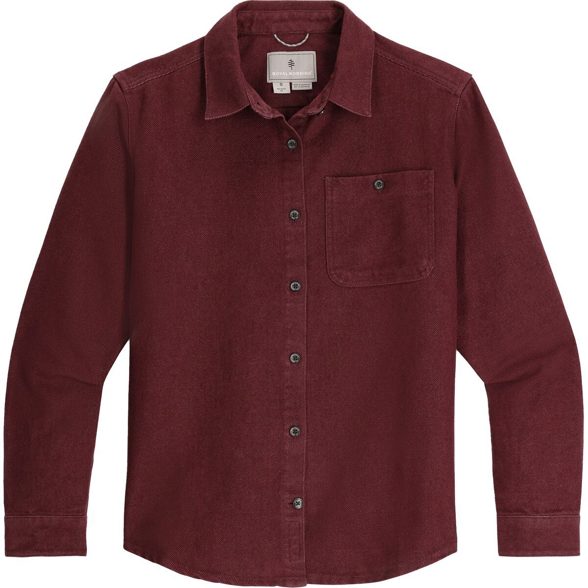 Image of Royal Robbins Clouds Rest Hemp Long-Sleeve Top - Women's Wild Rhubarb Heather, M