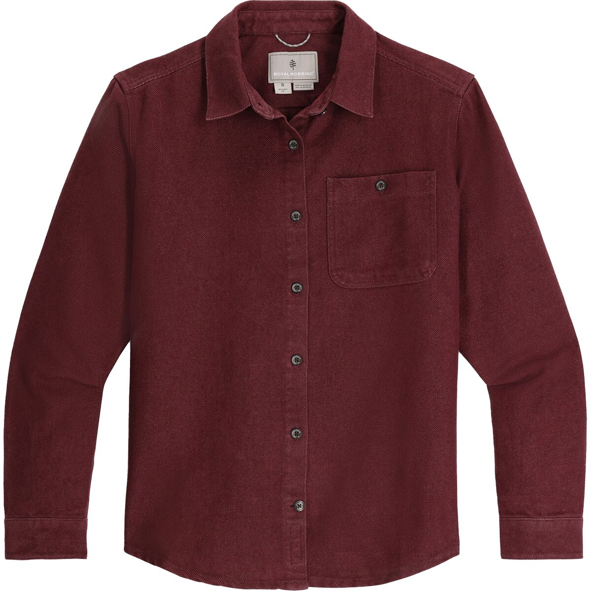 Image of Royal Robbins Clouds Rest Hemp Long-Sleeve Top - Women's Wild Rhubarb Heather, S