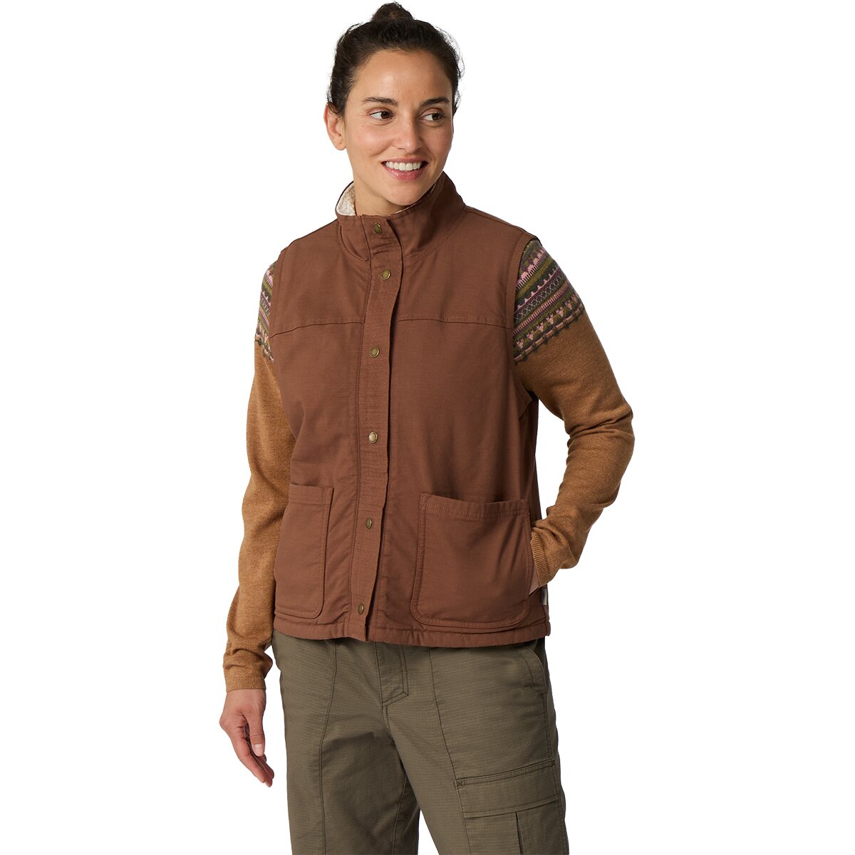 Image of Royal Robbins El Cap Canvas Vest - Women's Saddle, S