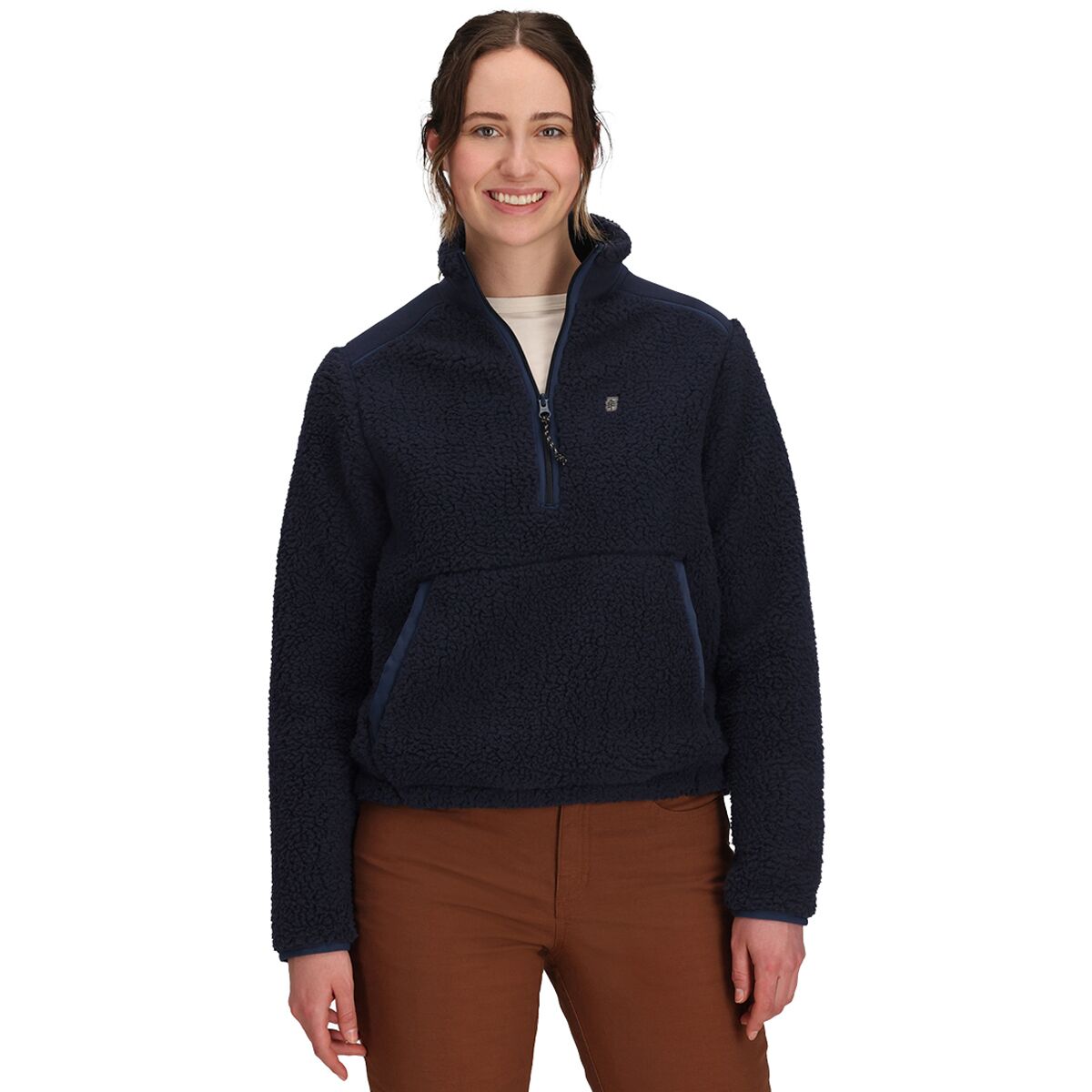 Image of Royal Robbins Palisades 1/2-Zip Pullover - Women's Naval, XS