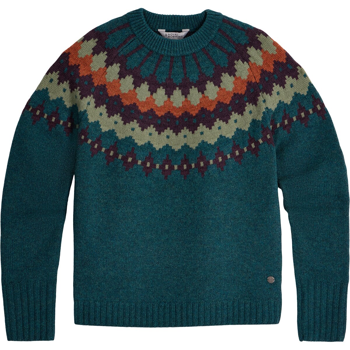 Image of Royal Robbins Rockcraft Wool Crew Sweater - Women's Balsam Heather Snowcreek Pt, S