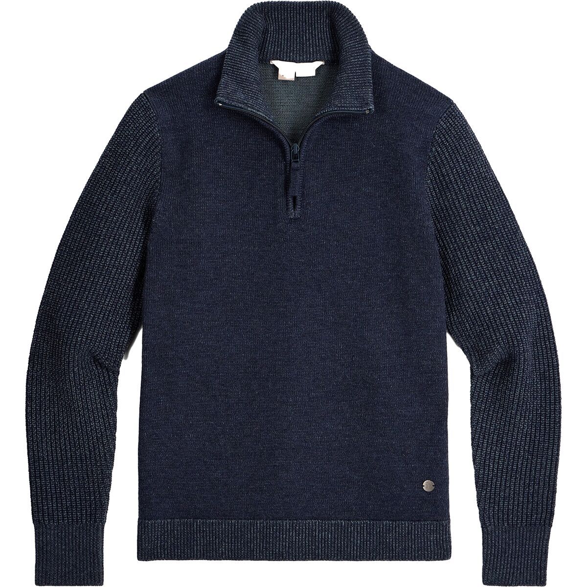 Image of Royal Robbins Westlands 1/4-Zip Sweater - Women's Deep Blue Heather, XL