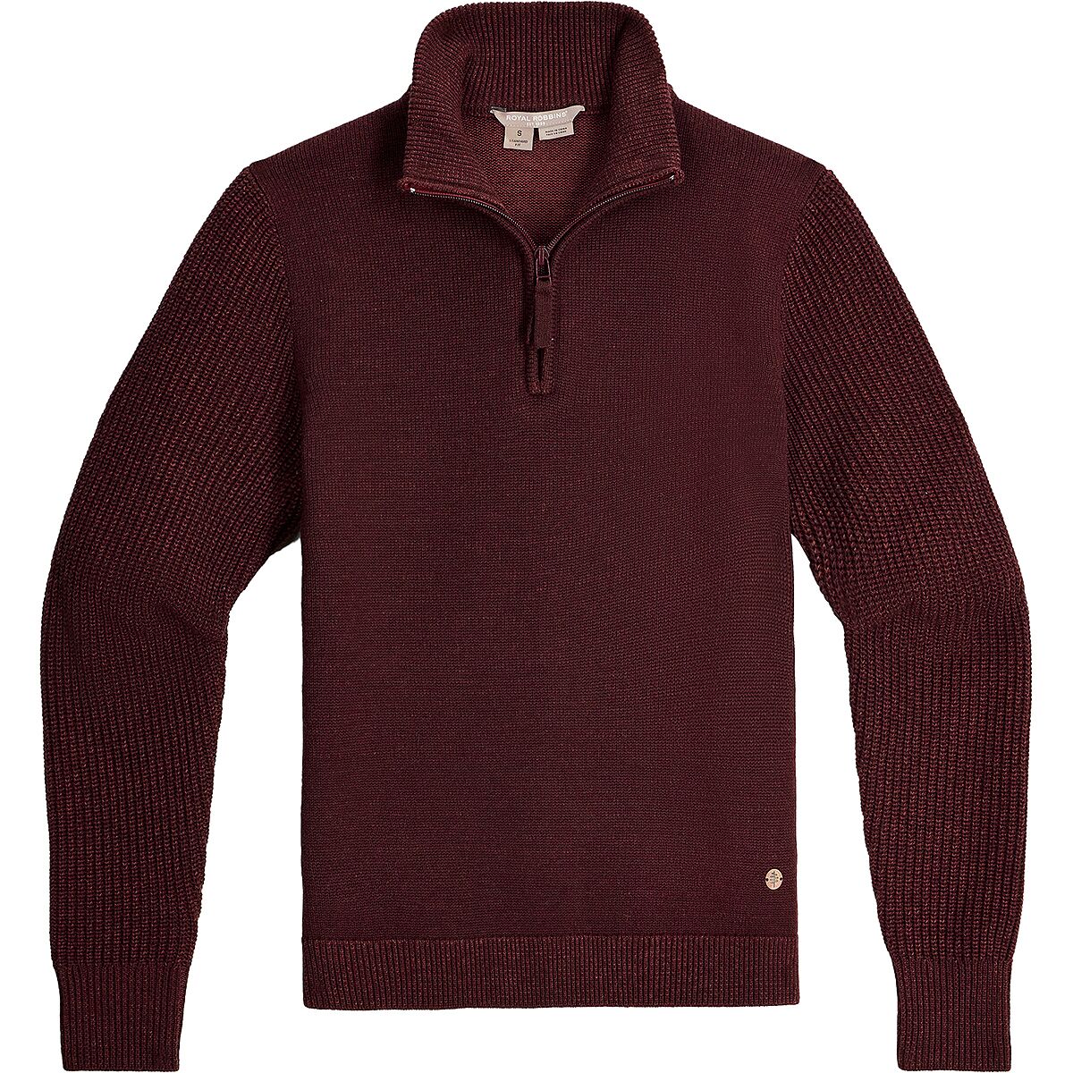 Image of Royal Robbins Westlands 1/4-Zip Sweater - Women's Loganberry Heather, XL