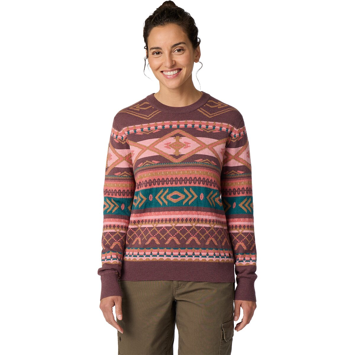 Image of Royal Robbins Westlands Pullover - Women's Huckleberry Acacia Pt, M
