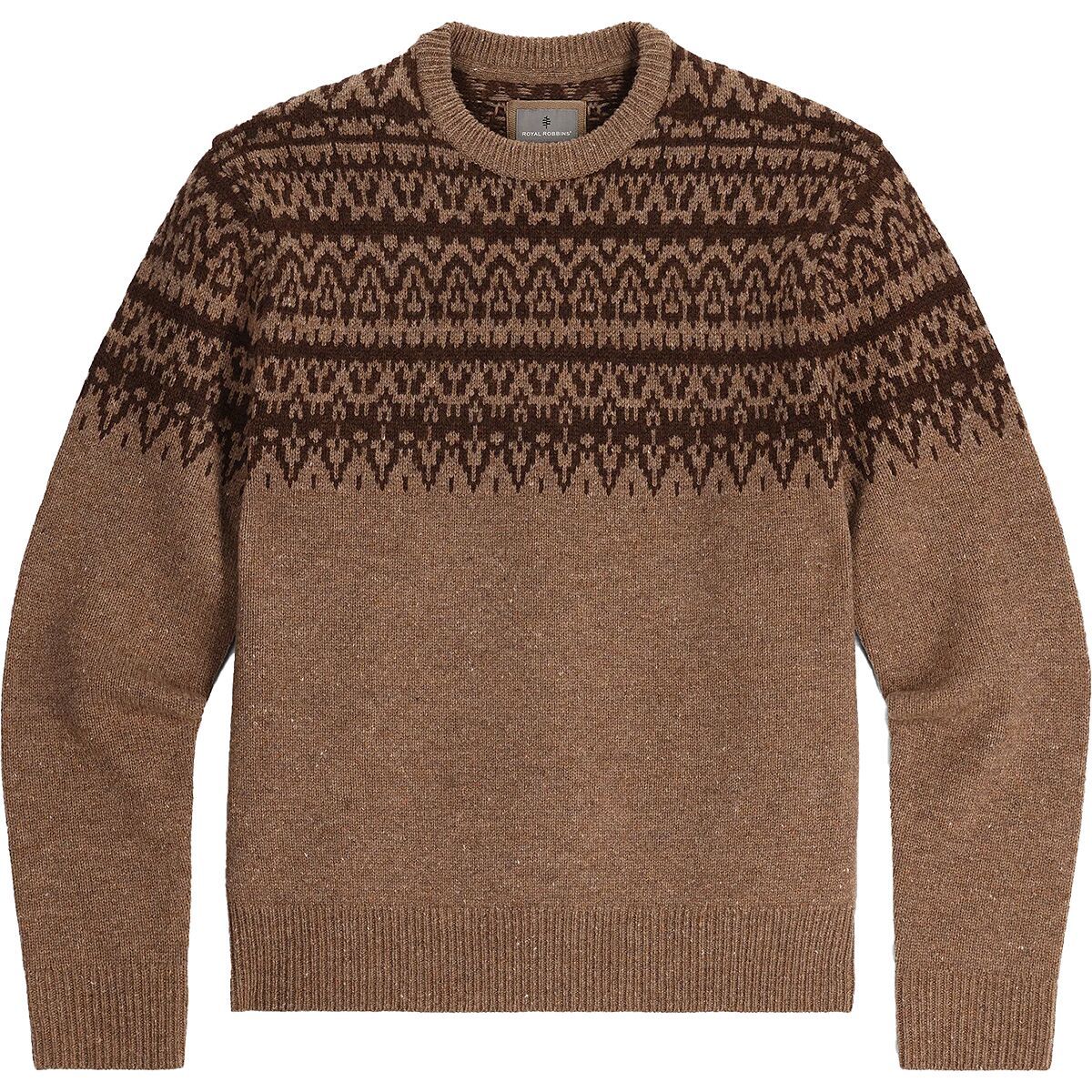 Image of Royal Robbins Arch Rock Long-Sleeve Crew Sweater - Men's Saddle Heather Lassen Pt, XXL