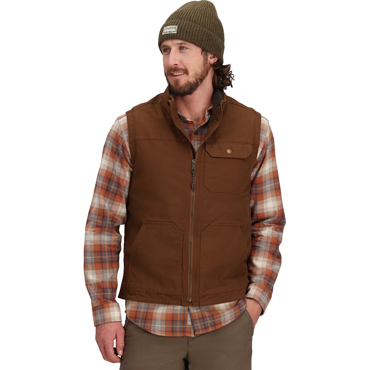 Image of Royal Robbins El Cap Canvas Vest - Men's Saddle, M