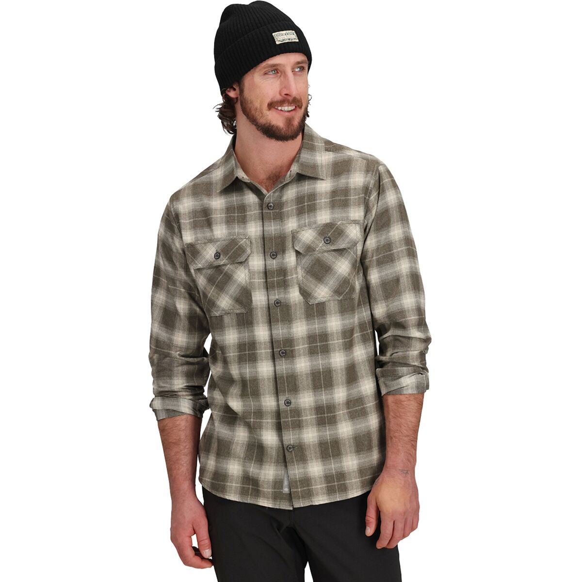 Image of Royal Robbins Vogelsang Long-Sleeve Shirt - Men's Everglade Round Top Pld, S