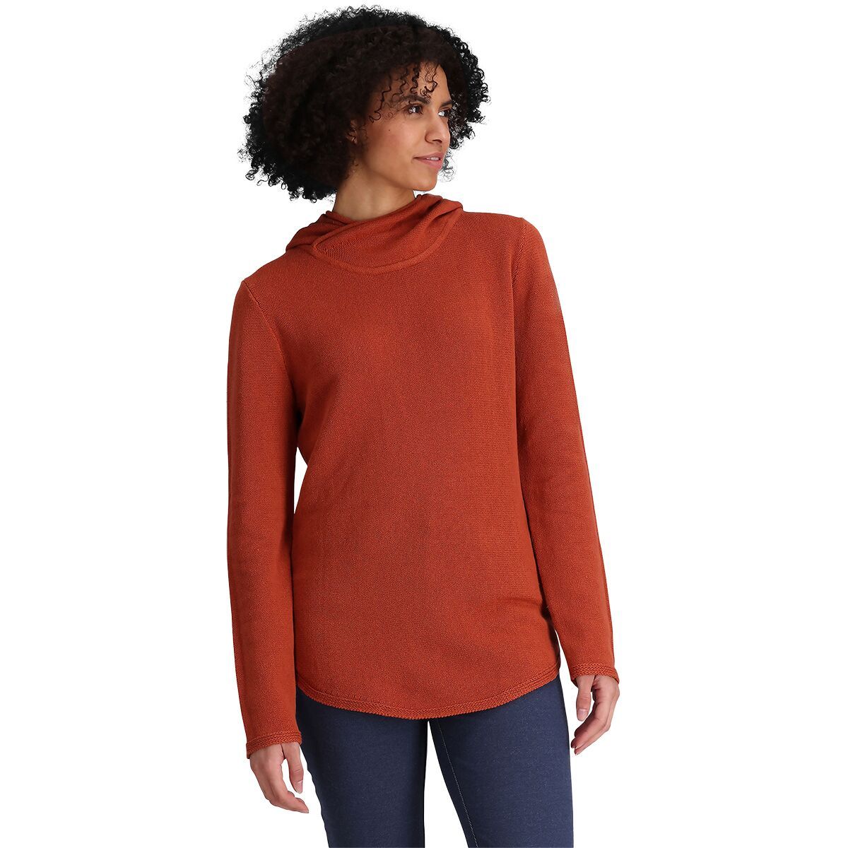 Image of Royal Robbins Headlands Hemp Hoodie - Women's Baked Clay, L