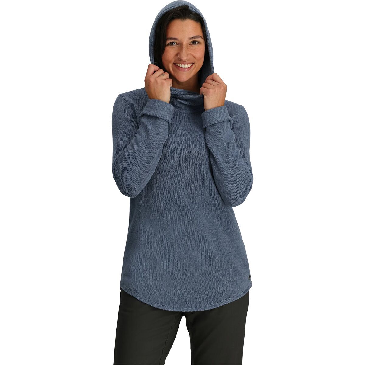 Image of Royal Robbins Headlands Hemp Hoodie - Women's Sea, S
