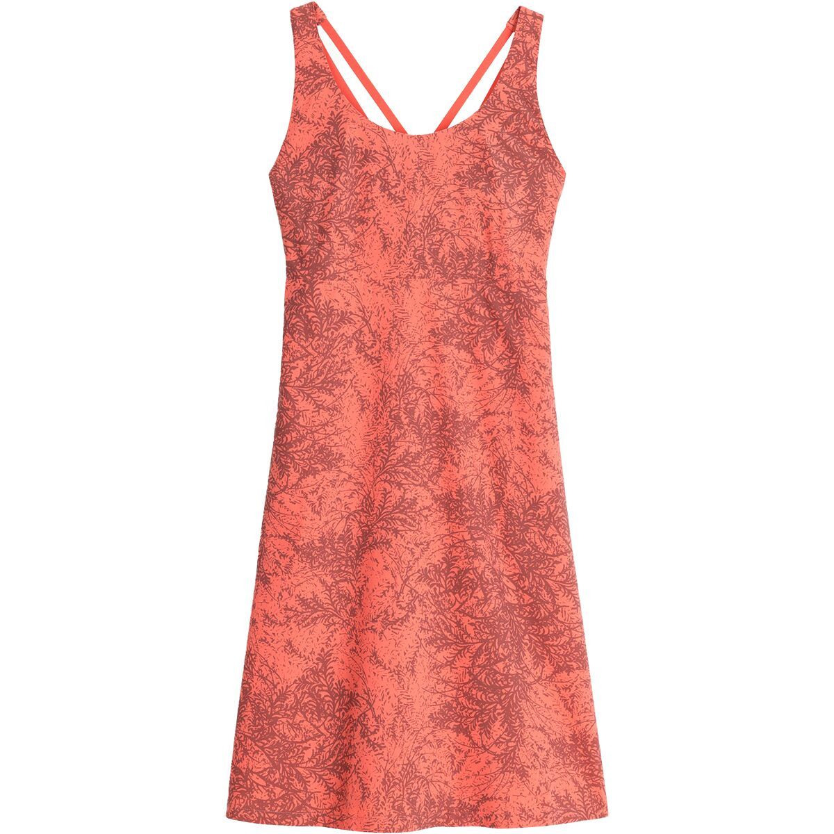 Image of Royal Robbins Spotless Evolution Tank Dress - Women's Rosefinch Fern Print, 4