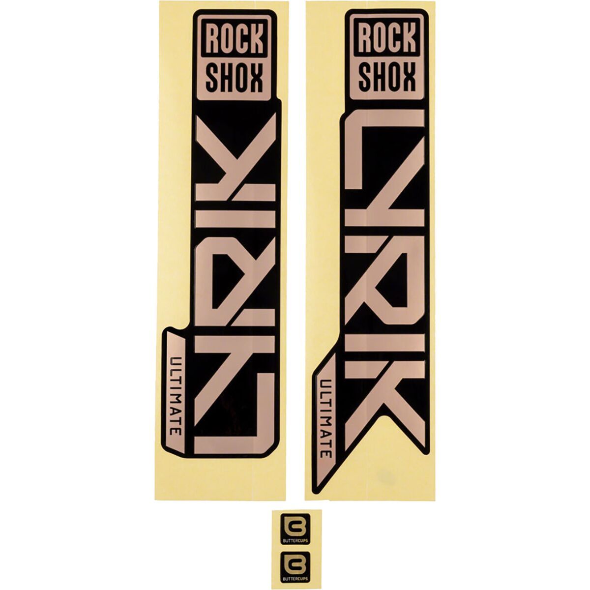 Image of RockShox Lyrik Ultimate Decal Kit Copper Foil, 2023+, One Size
