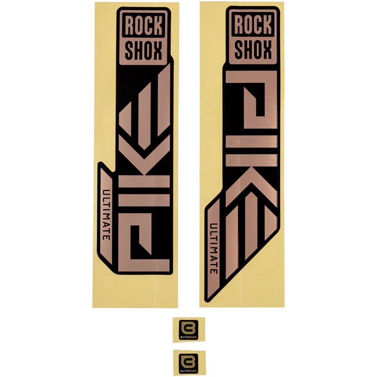 Image of RockShox Pike Ultimate Decal Kit Copper Foil, 2023+, One Size