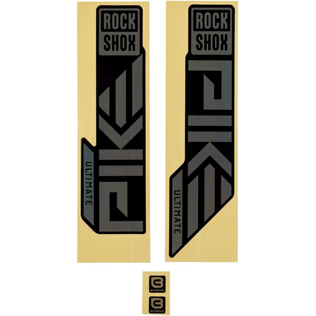 Image of RockShox Pike Ultimate Decal Kit Gloss Rainbow Foil, 2023+, One Size