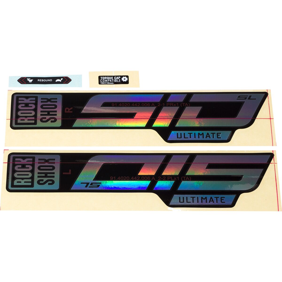Rockshox sid decal shop kit