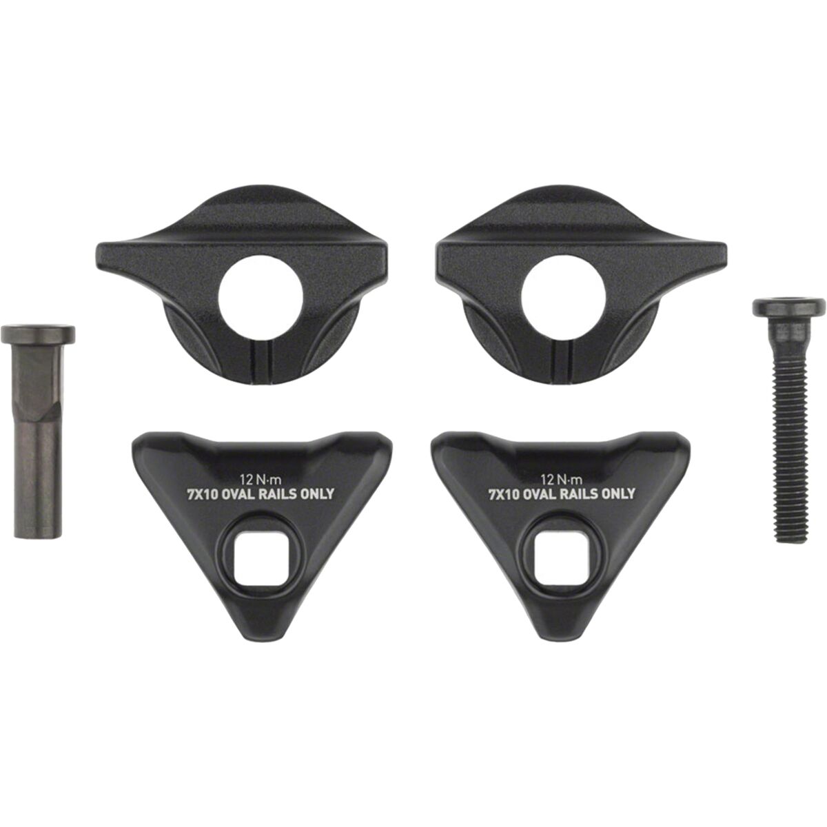 RockShox RockShox Reverb AXS 10mm Oval Rail Seat Post Clamp Black, One Size