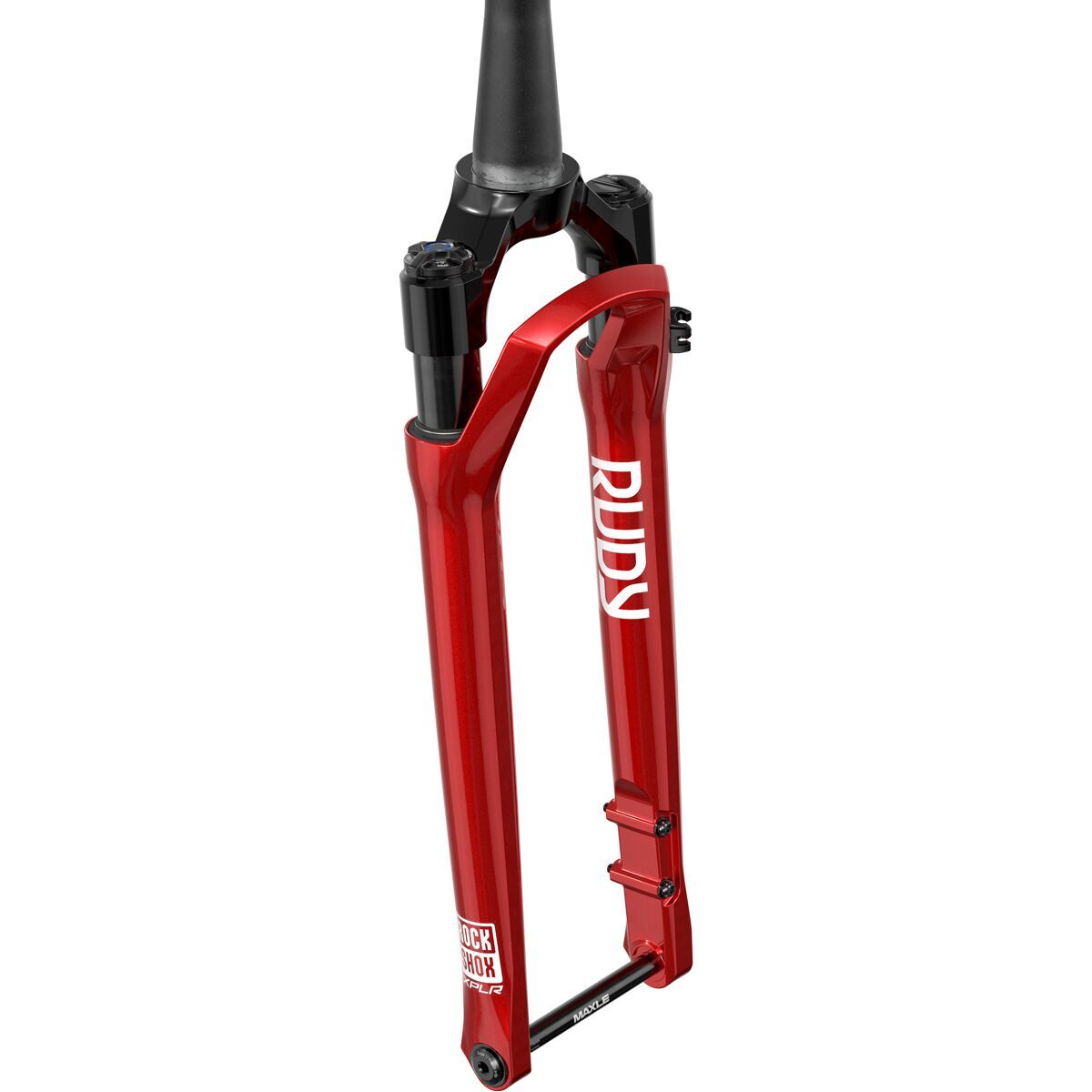 Image of RockShox Rudy Ultimate Race Day 2 700c Fork Electric Red, 12x100, 40mm, 45mm Offset