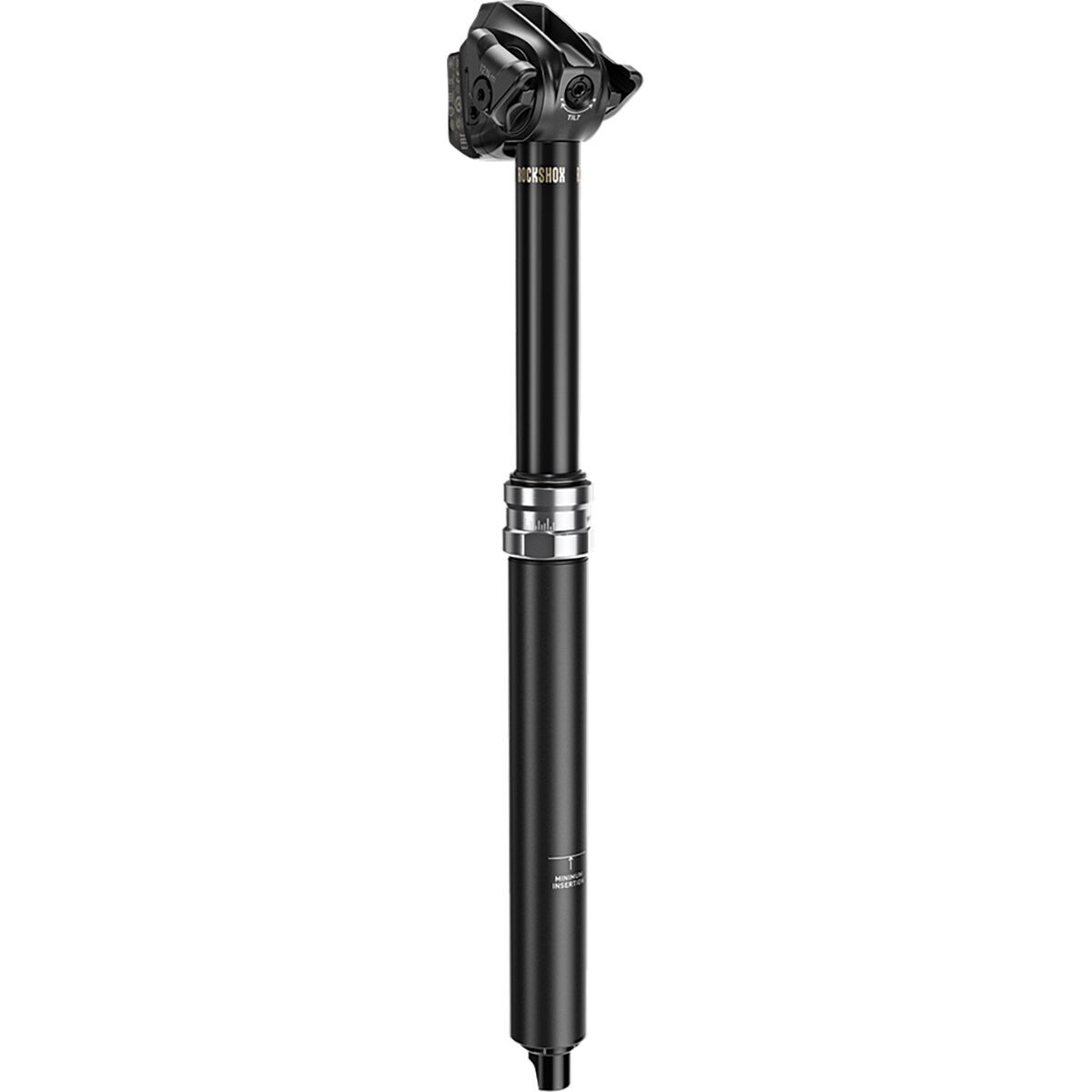 Image of RockShox Reverb AXS Dropper Seatpost, No Lever Black, 30.9, 100mm