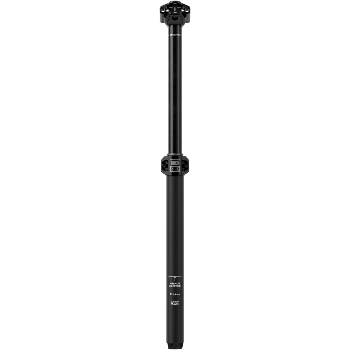 Image of RockShox Reverb AXS Dropper Seatpost Black, 31.6mm, 200mm