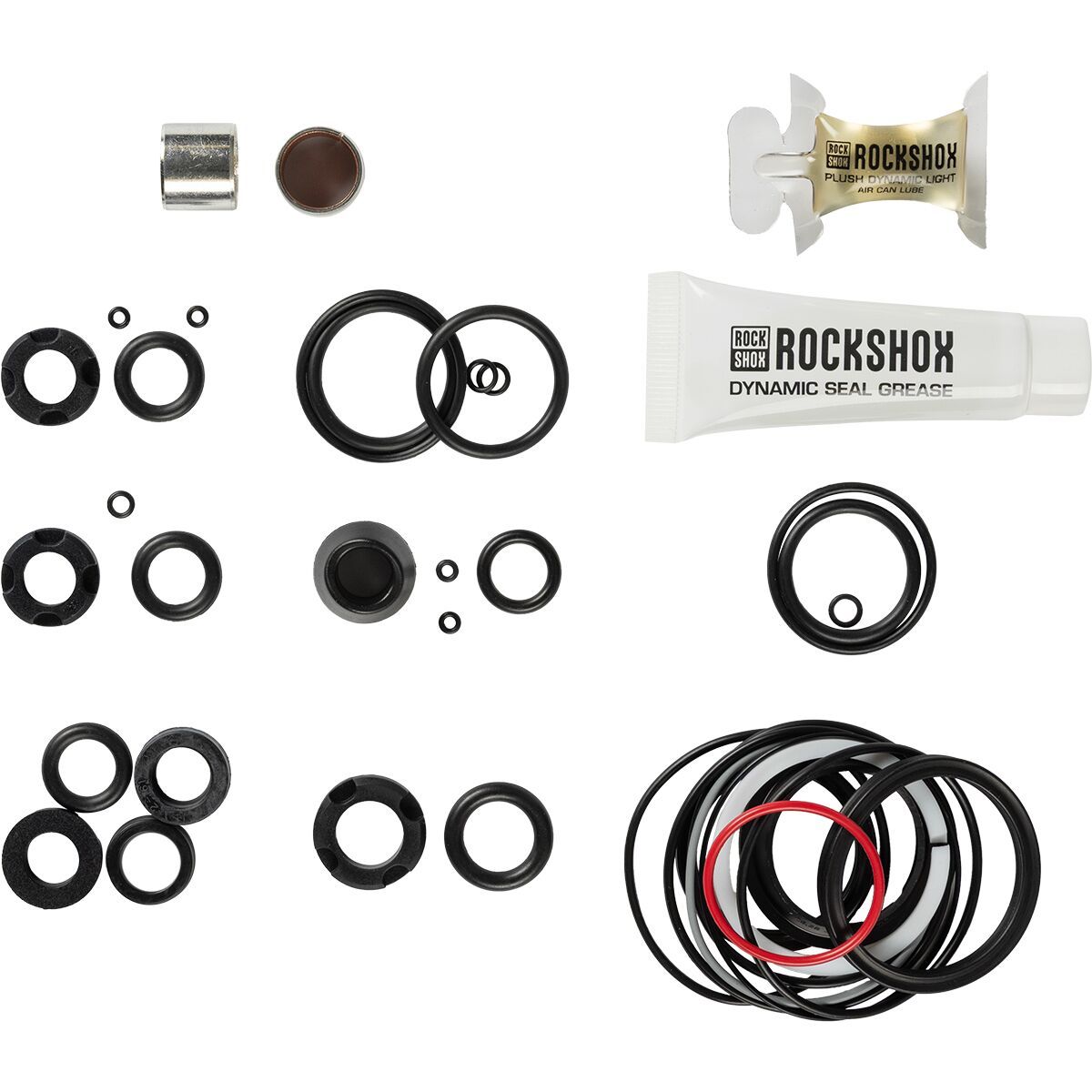 Image of RockShox 200 Hour/1 Yr Shock Service Kit One Color, Thrushaft (2021-2024), Deluxe/Super Deluxe (2023+)