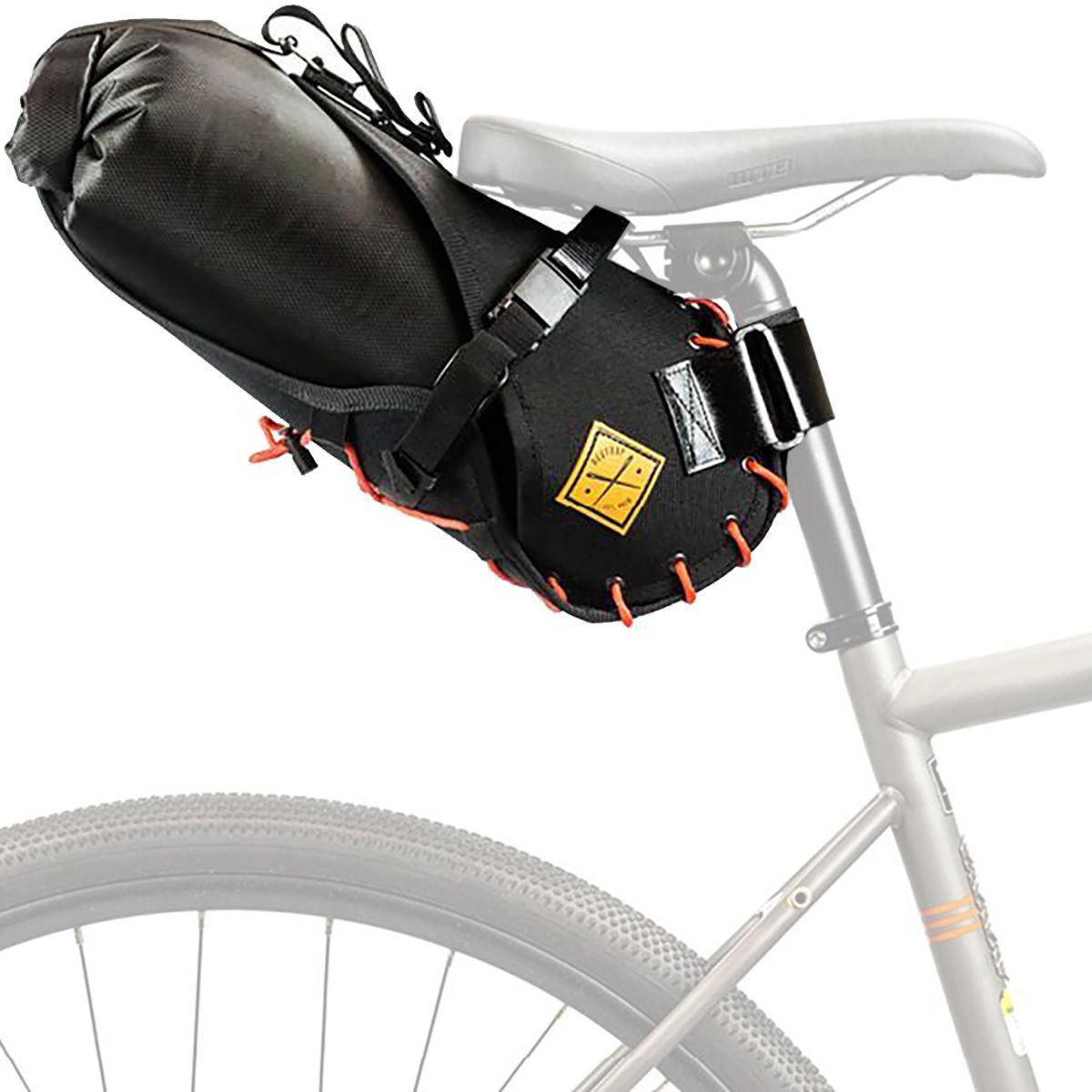 Image of Restrap Saddle Bag Black/Orange, 14 Liter