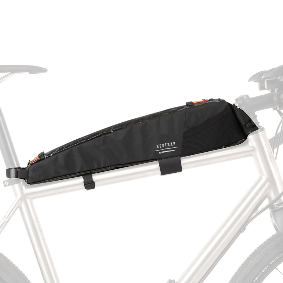 Image of Restrap Race Toptube Bag - Long Black, 2L