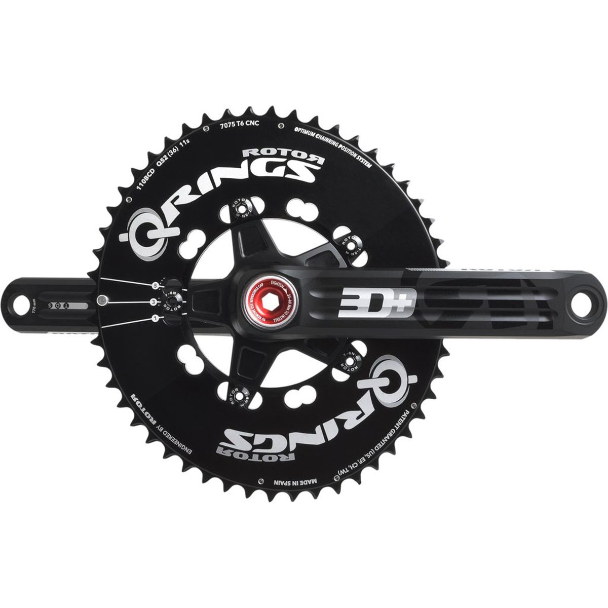 Rotor 3D Plus Road Crankset - Bike