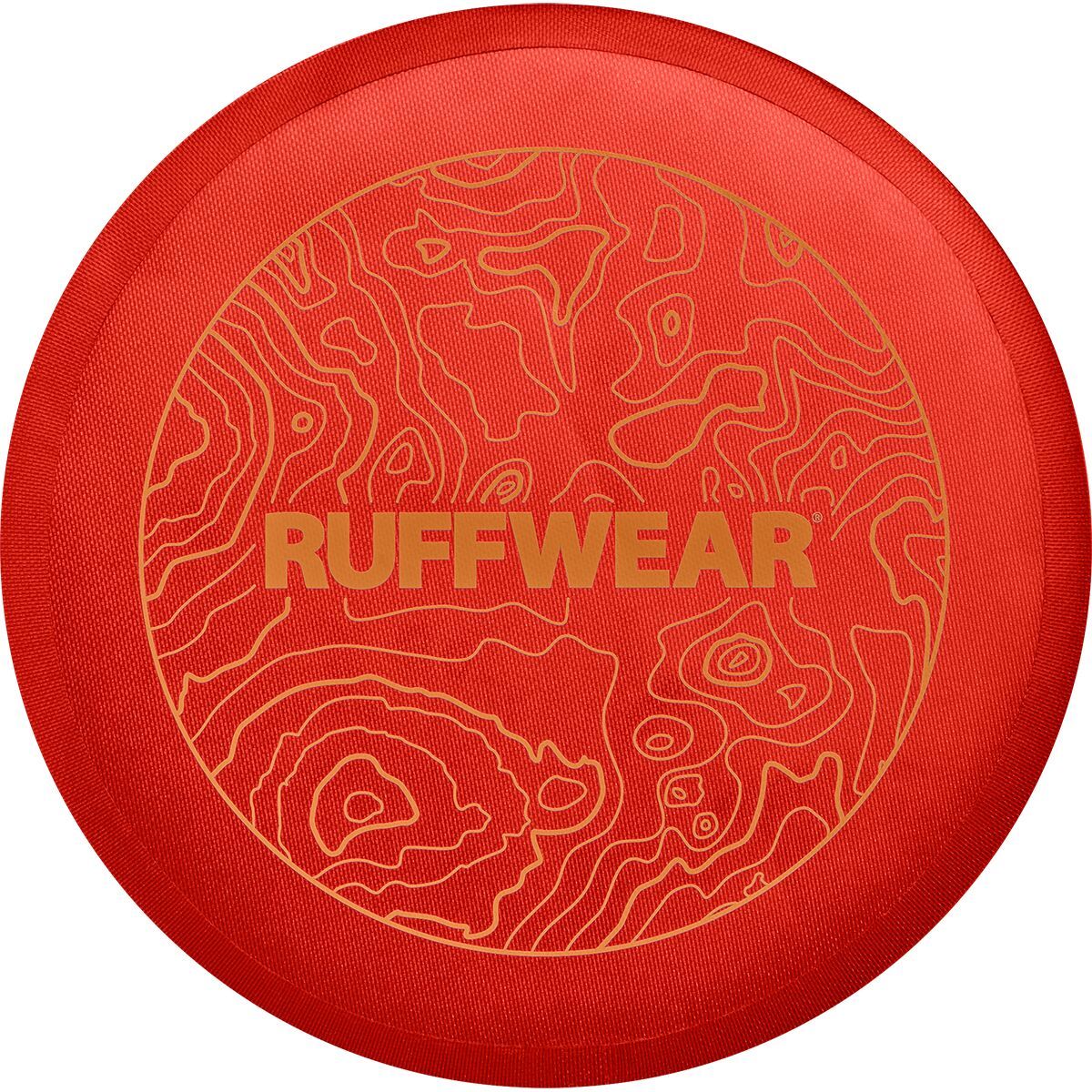 Image of Ruffwear Camp Flyer Toy Red Sumac, One Size