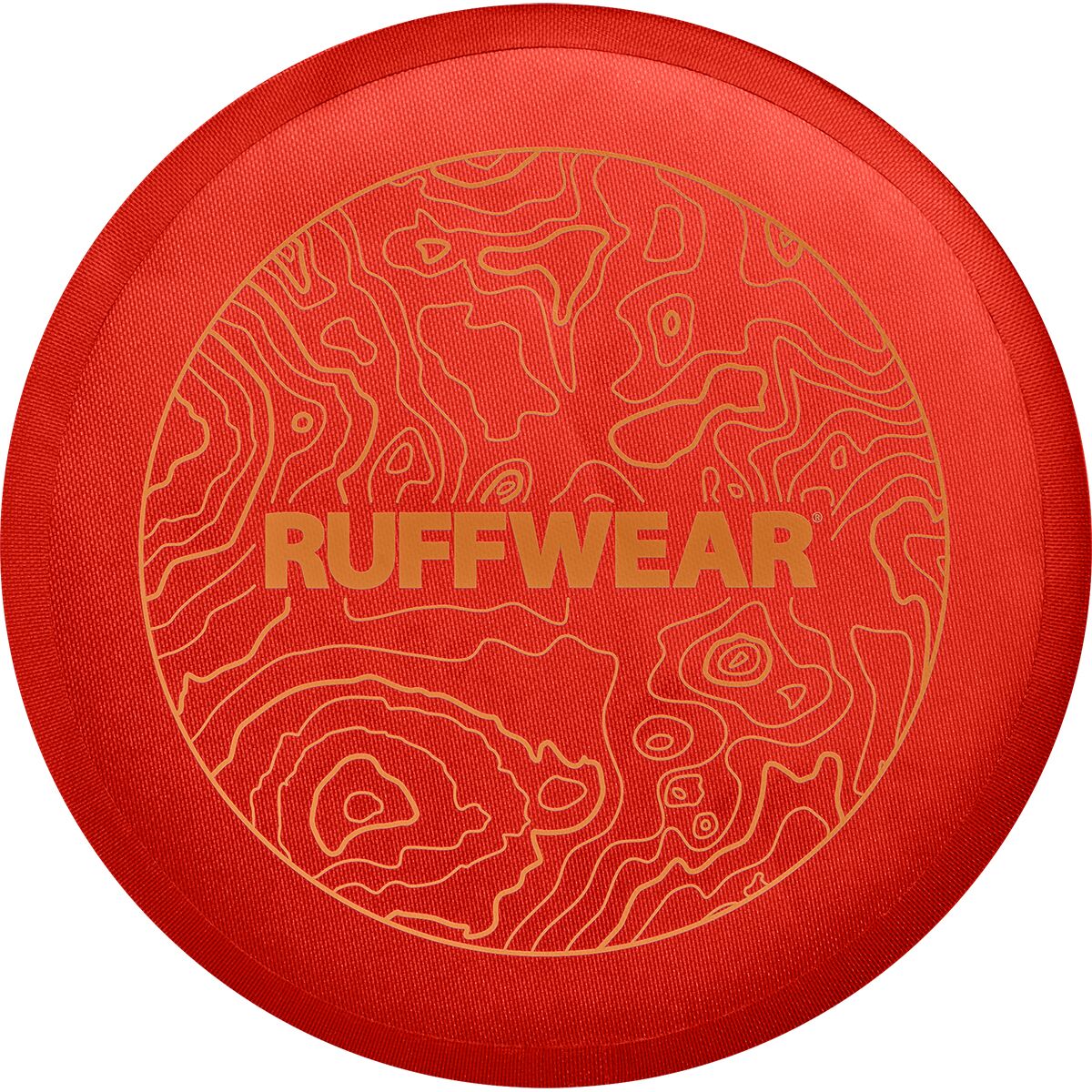 Image of Ruffwear Camp Flyer Toy Red Sumac, One Size