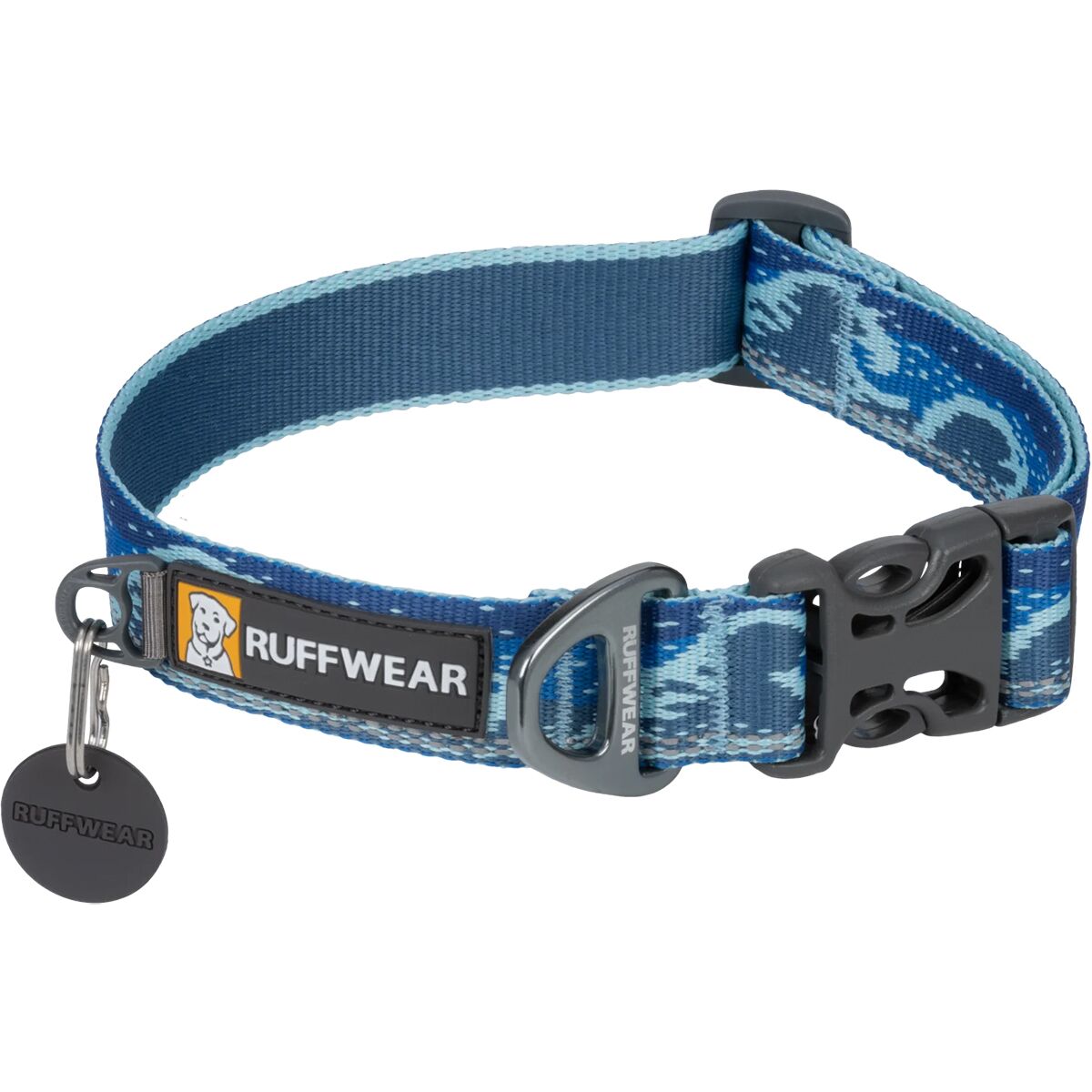Image of Ruffwear Crag Dog Collar Midnight Wave, 14-20in
