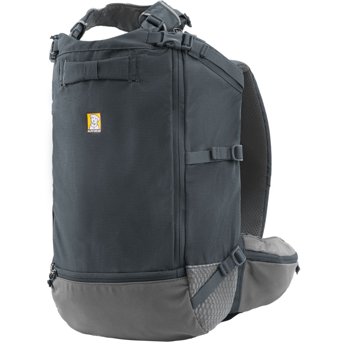 Image of Ruffwear Hitch Hiker Dog Backpack Carrier Basalt Gray, XS