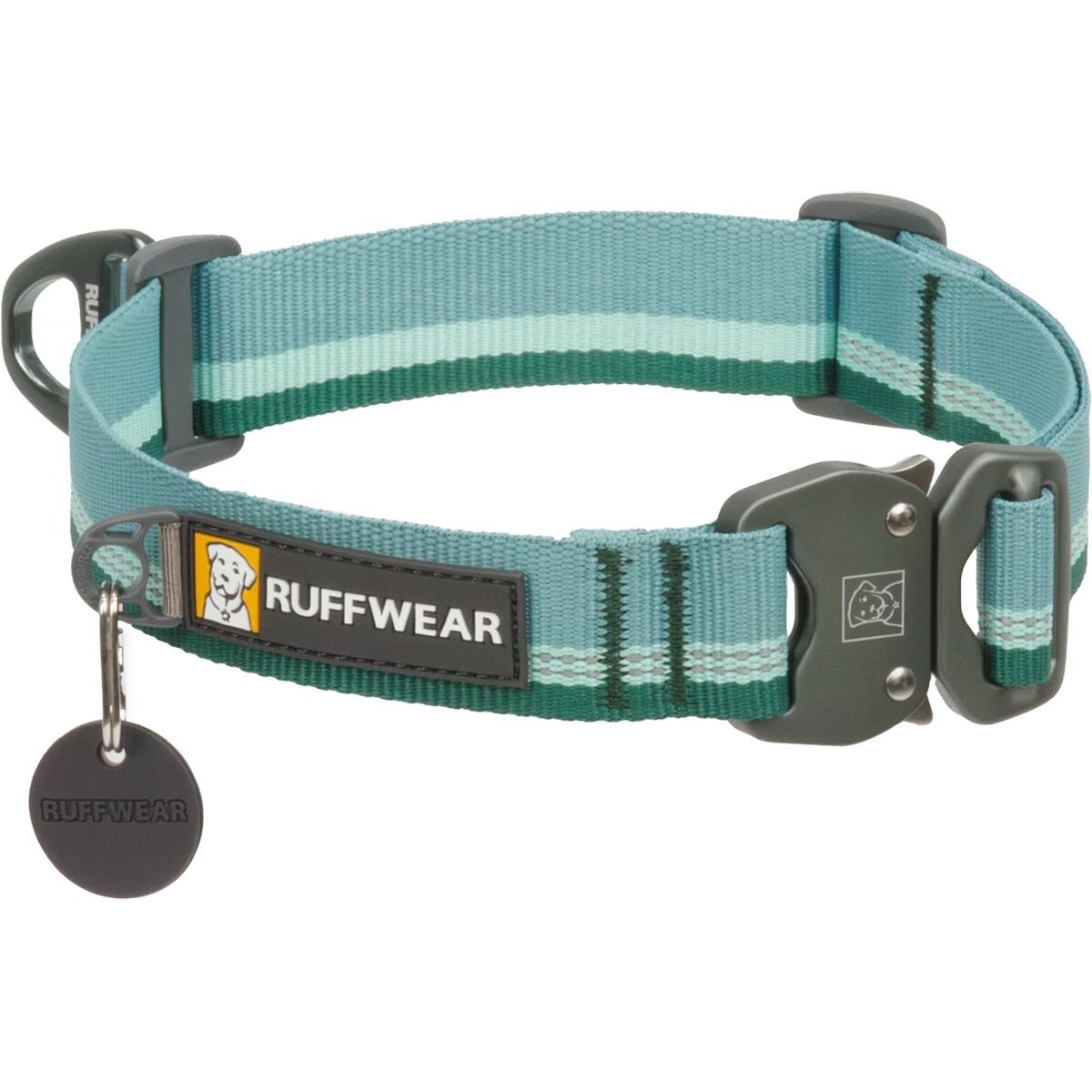 Image of Ruffwear Top Rope Collar River Rock Green, 11-14in