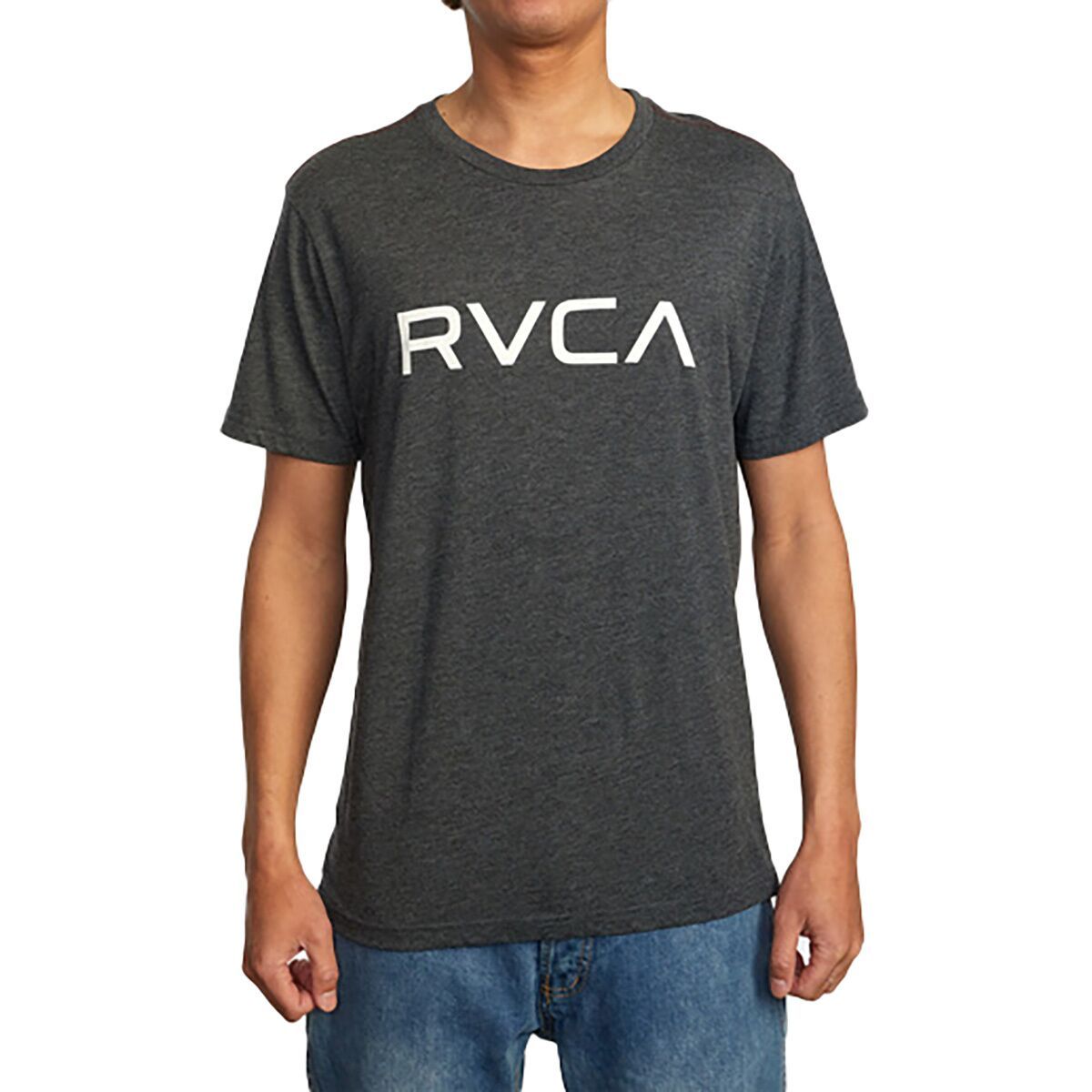 Image of RVCA Big RVCA T-Shirt - Men's Black/White, XXL